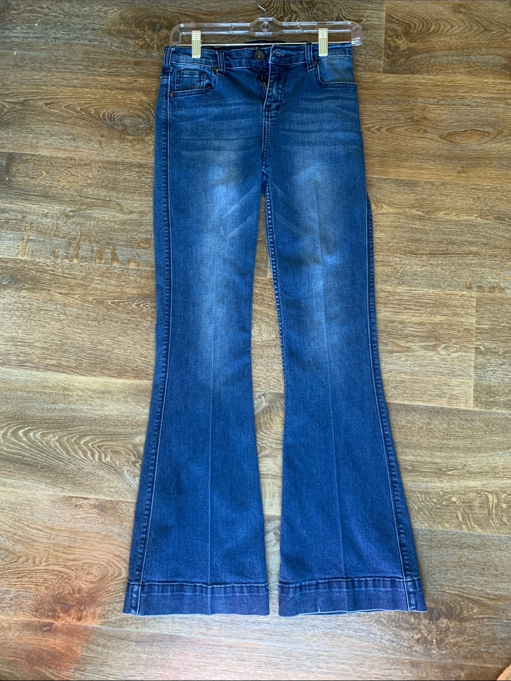 #52 Cowgirl Tuff Dark Indigo Flare Jeans